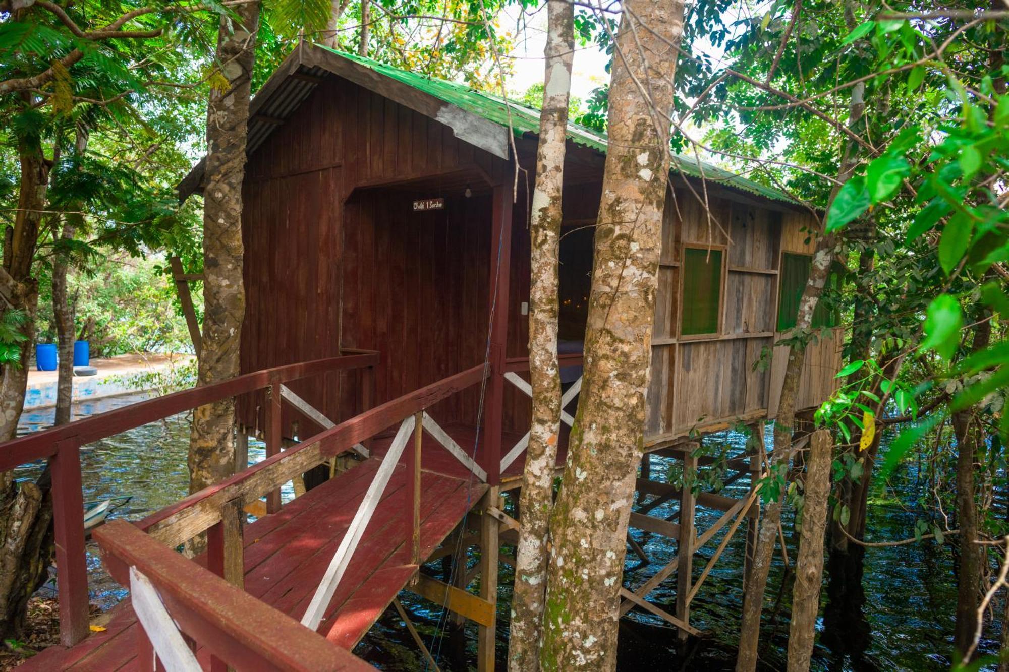 Vista Do Lago Jungle Lodge Cajual Exterior photo